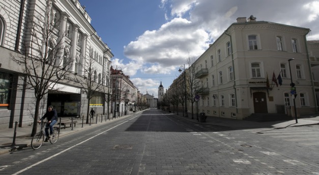 Szabadtéri kávézóvá változtatnák Litvánia fővárosát